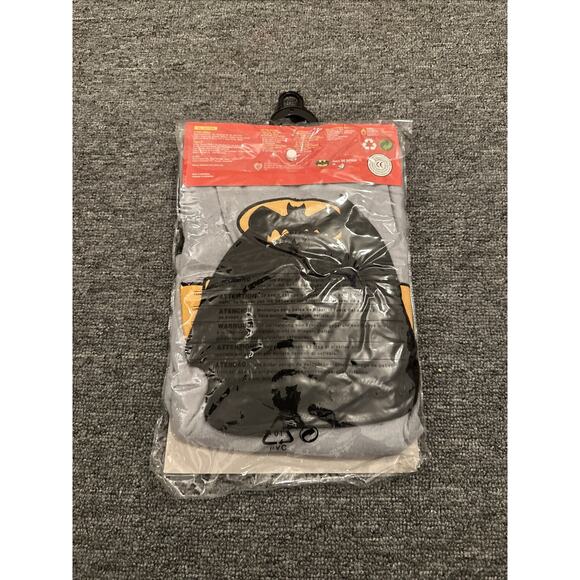 6-12M BATMAN BABY COSTUME Infant Superhero Comic Cape Dark Knight Boys NEW - Picture 2 of 2